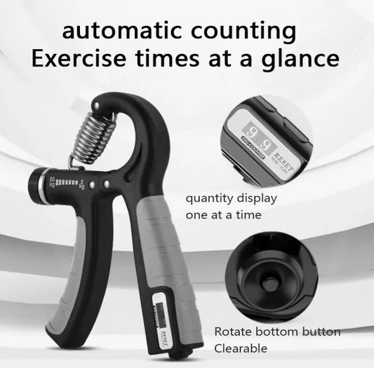 Adjustable Hand Gripper 5-60KG Grip Strengthener With Counter Non Slip Trainer For Fingers Wrist Forearm Exerciser Home Gym Fitness Men Women