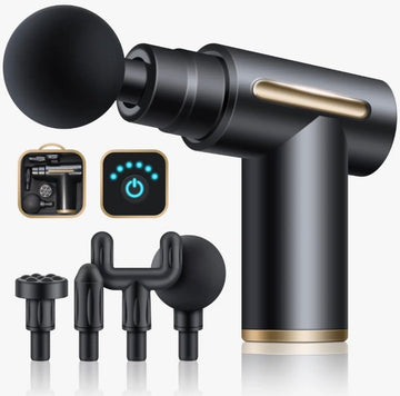 Premium Muscle Massage Gun for Deep Tissue Pain Relief, Rechargeable Body Massager Gun