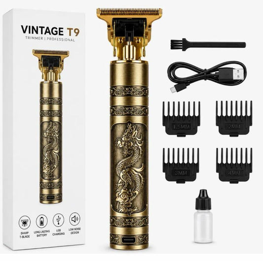 Premium Rechargeable Electric Trimmer with Ultra-Long Standby and Stainless Steel Cutter Head for Men's Grooming