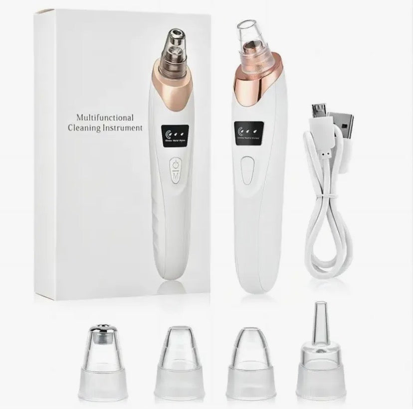 5 in 1 Electric Blackhead Acne Oil Remover Vacuum Suction Face Pore Cleaner Machine