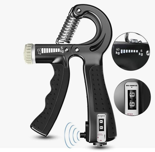 Adjustable Hand Gripper 5-60KG Grip Strengthener With Counter Non Slip Trainer For Fingers Wrist Forearm Exerciser Home Gym Fitness Men Women